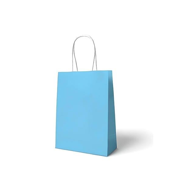 Hilal 18x8x24 Büküm Saplı Poşet Turkuaz 25 liHilal 18x8x24 Büküm Saplı Poşet Turkuaz *25 - Kirtasiyem.netHediye Paketi