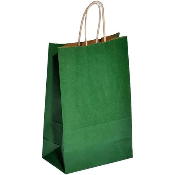 Hilal 18x8x24 Büküm Saplı Poşet Yeşil  25 liHilal 18x8x24 Büküm Saplı Poşet Yeşil *25 - Kirtasiyem.netHediye Paketi