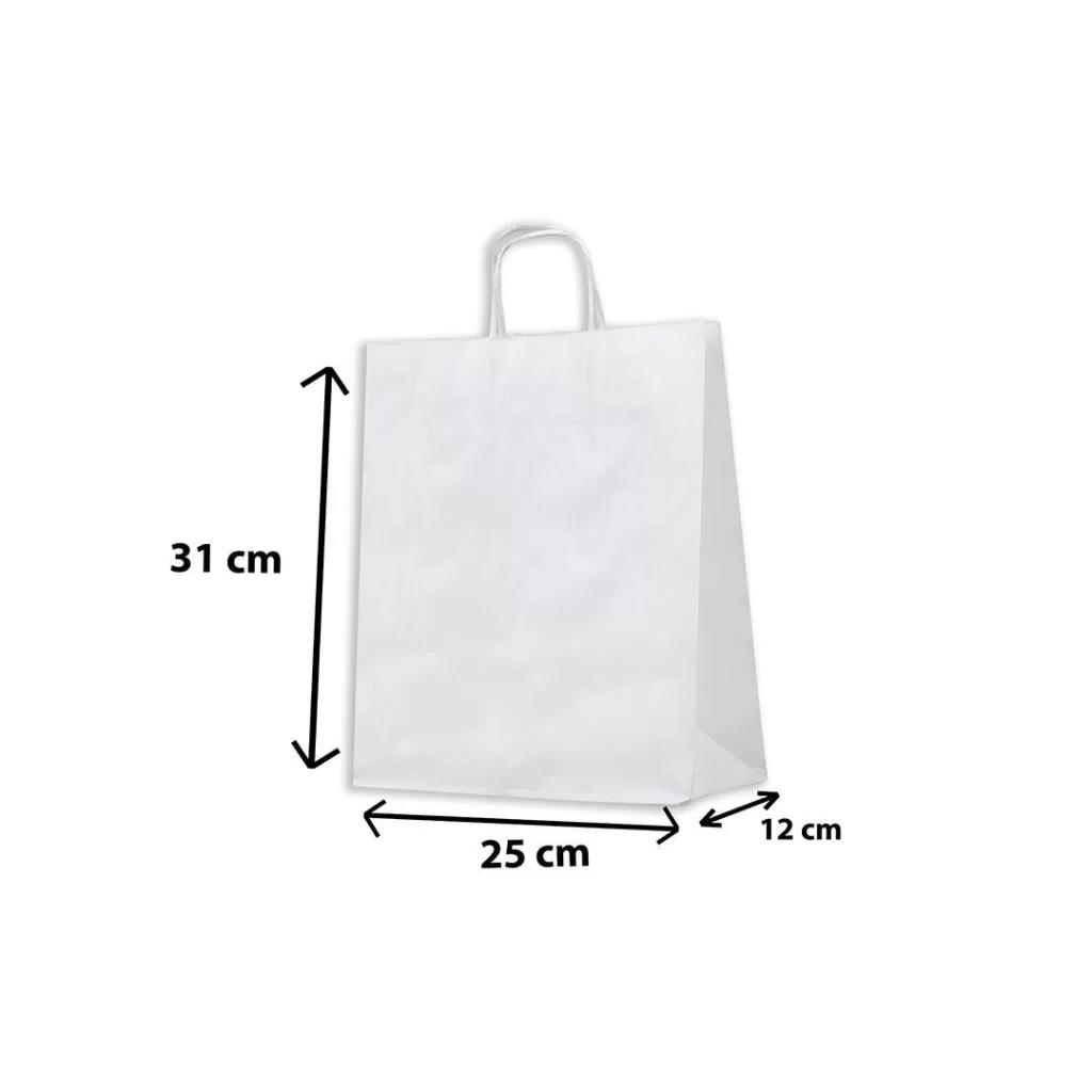 Hilal 25x12x31 Büküm Saplı Poşet Beyaz 25 liHilal 25x12x31 Büküm Saplı Poşet Beyaz *25 - Kirtasiyem.netHediye Paketi