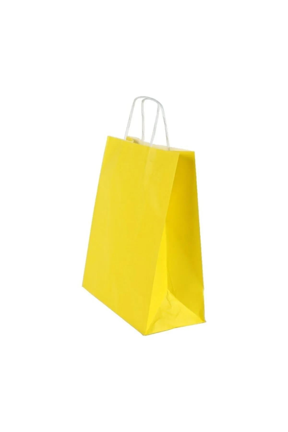 Hilal 25x12x31 Büküm Saplı Poşet Makaron Sarı 25 liHilal 25x12x31 Büküm Saplı Poşet Makaron Sarı *25 - Kirtasiyem.netHediye Paketi
