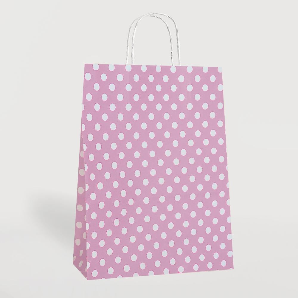 Hilal 25x12x31 Büküm Saplı Poşet Pembe Puan 25 liHilal 25x12x31 Büküm Saplı Poşet Pembe Puan *25 - Kirtasiyem.netHediye Paketi