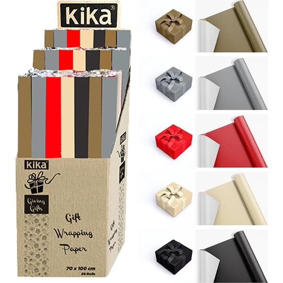 Hilal Kika Rulo Hediye Paket Kağıdı 70x100 50li Tek RenkHilal Kika Rulo Hediye Paket Kağıdı 70x100 50li Tek Renk - Kirtasiyem.netHediye Paketi