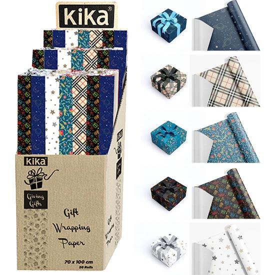 Hilal Kika Rulo Hediye Paket Kağıdı 70x100 50li Hexa DesenlerHilal Kika Rulo Hediye Paket Kağıdı 70x100 50li Hexa Desenler - Kirtasiyem.netHediye Paketi