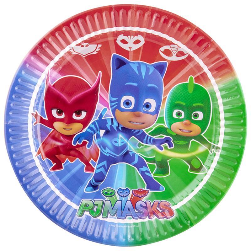 Hilal Pj Masks Entertainment Karton Tabak 23 cm 8'liHilal Pj Masks Entertainment Karton Tabak 23 cm 8'li - Kirtasiyem.netParti Malzemeleri