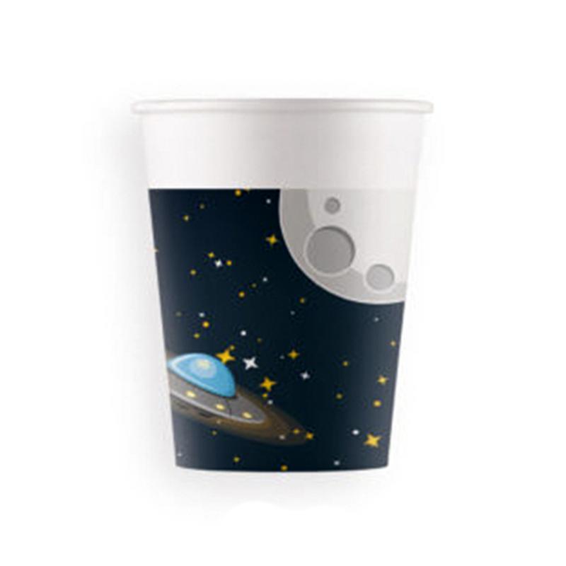 Hilal Rocket Space Karton Bardak 200 ml 8 oz 8'liHilal Rocket Space Karton Bardak 200 ml 8 oz 8'li - Kirtasiyem.netParti Malzemeleri