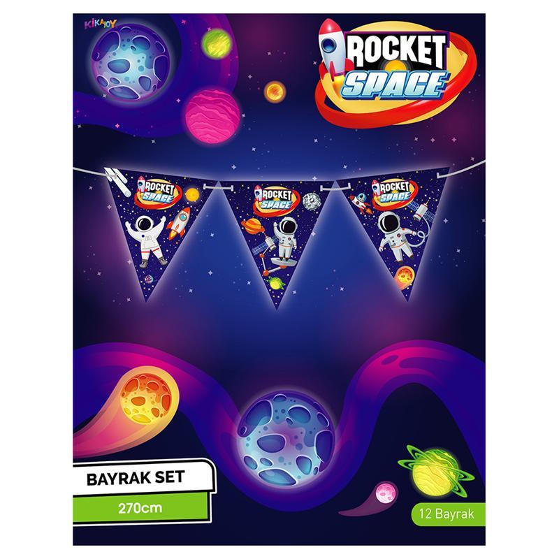 Hilal Rocket Space Üçgen FlamaHilal Rocket Space Üçgen Flama - Kirtasiyem.netParti Malzemeleri