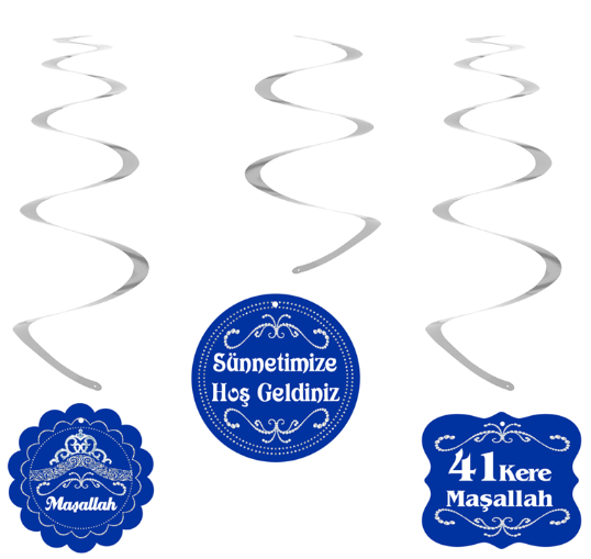 Hilal SW08 Sünnet Sarkıt Süs *6Hilal SW08 Sünnet Sarkıt Süs *6 - Kirtasiyem.netParti Malzemeleri