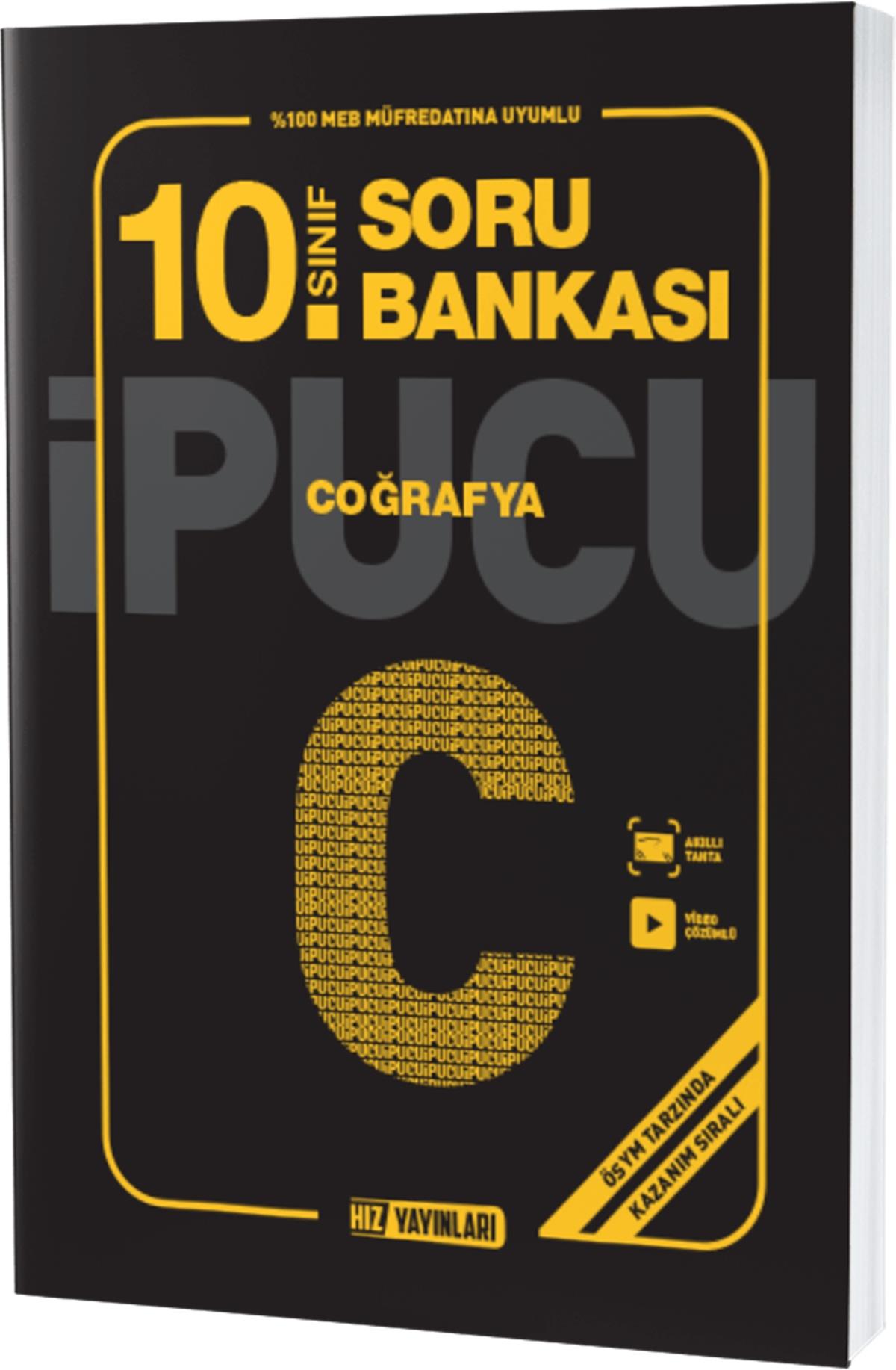 Hız Yayınları 10. Sınıf Coğrafya Soru Bankası İpucuHız Yayınları 10. Sınıf Coğrafya Soru Bankası İpucu - Kirtasiyem.net10.Sınıf