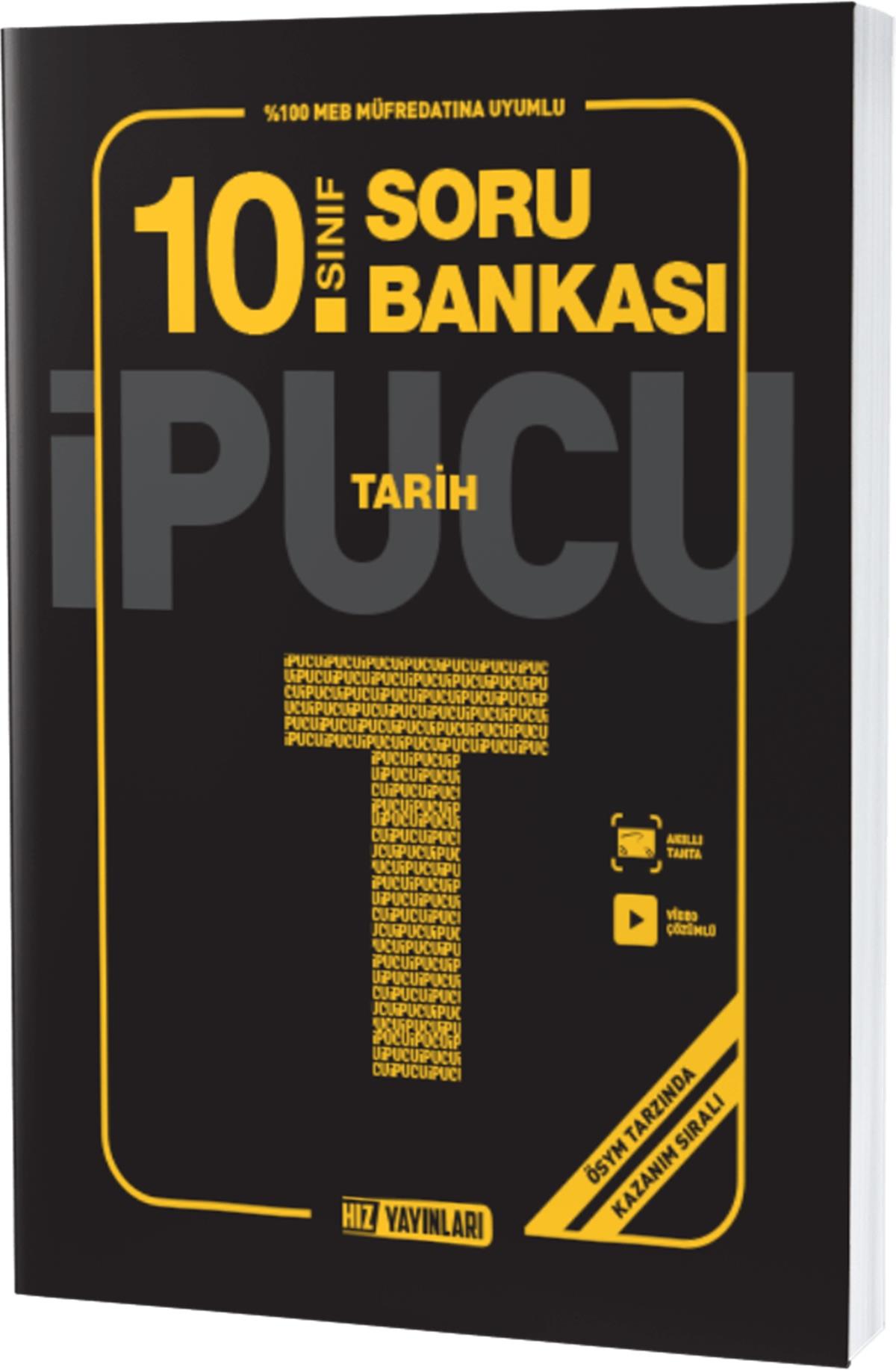 Hız Yayınları 10. Sınıf Tarih Soru Bankası İpucuHız Yayınları 10. Sınıf Tarih Soru Bankası İpucu - Kirtasiyem.net10.Sınıf