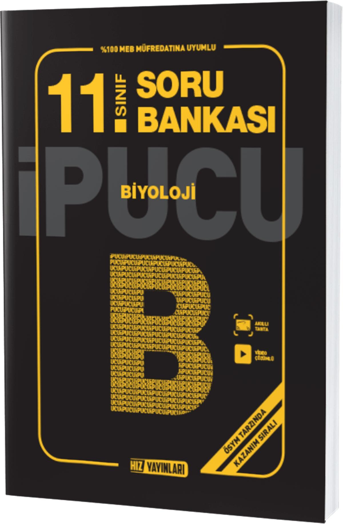 Hız Yayınları 11. Sınıf Biyoloji Soru Bankası İpucuHız Yayınları 11. Sınıf Biyoloji Soru Bankası İpucu - Kirtasiyem.net11.Sınıf