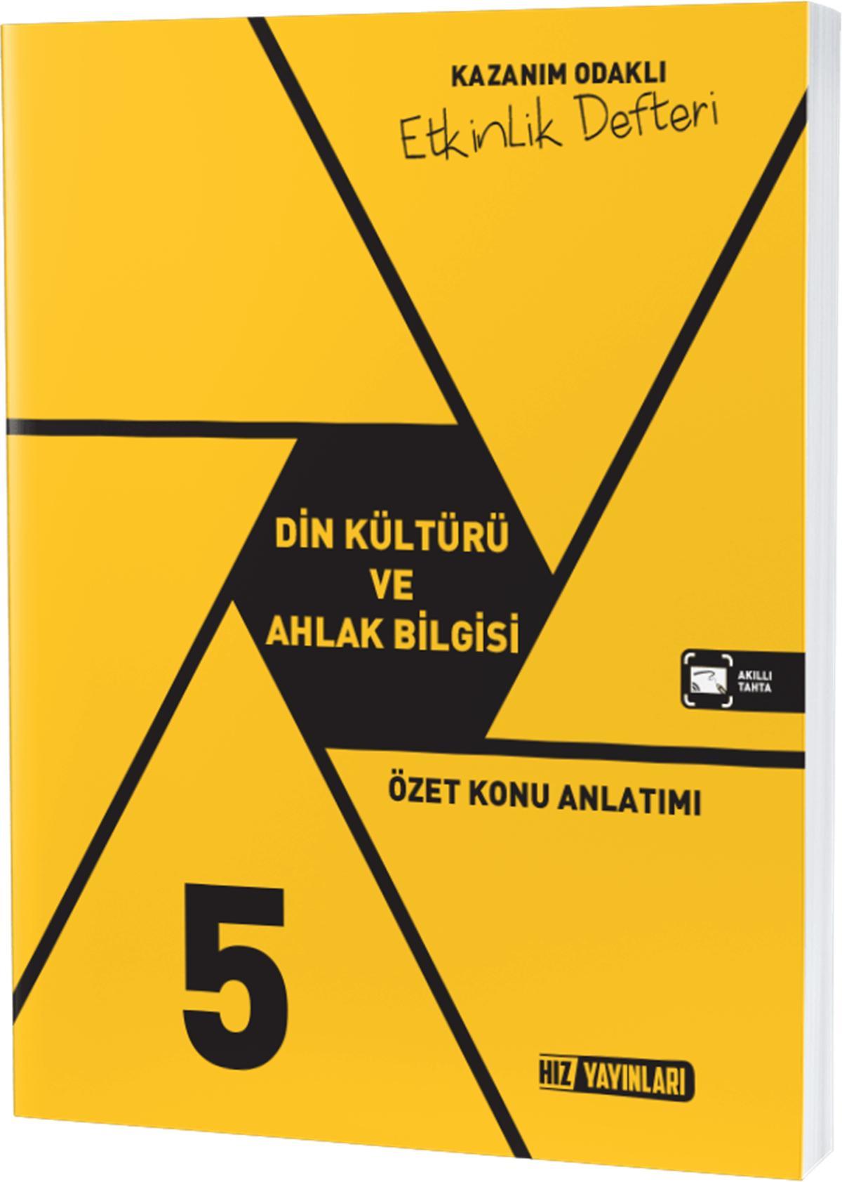 Hız Yayınları 5. Sınıf Din Kültürü Ve Ahlak Bilgisi Etkinlik DefteriHız Yayınları 5. Sınıf Din Kültürü Ve Ahlak Bilgisi Etkinlik Defteri - Kirtasiyem.net5.Sınıf