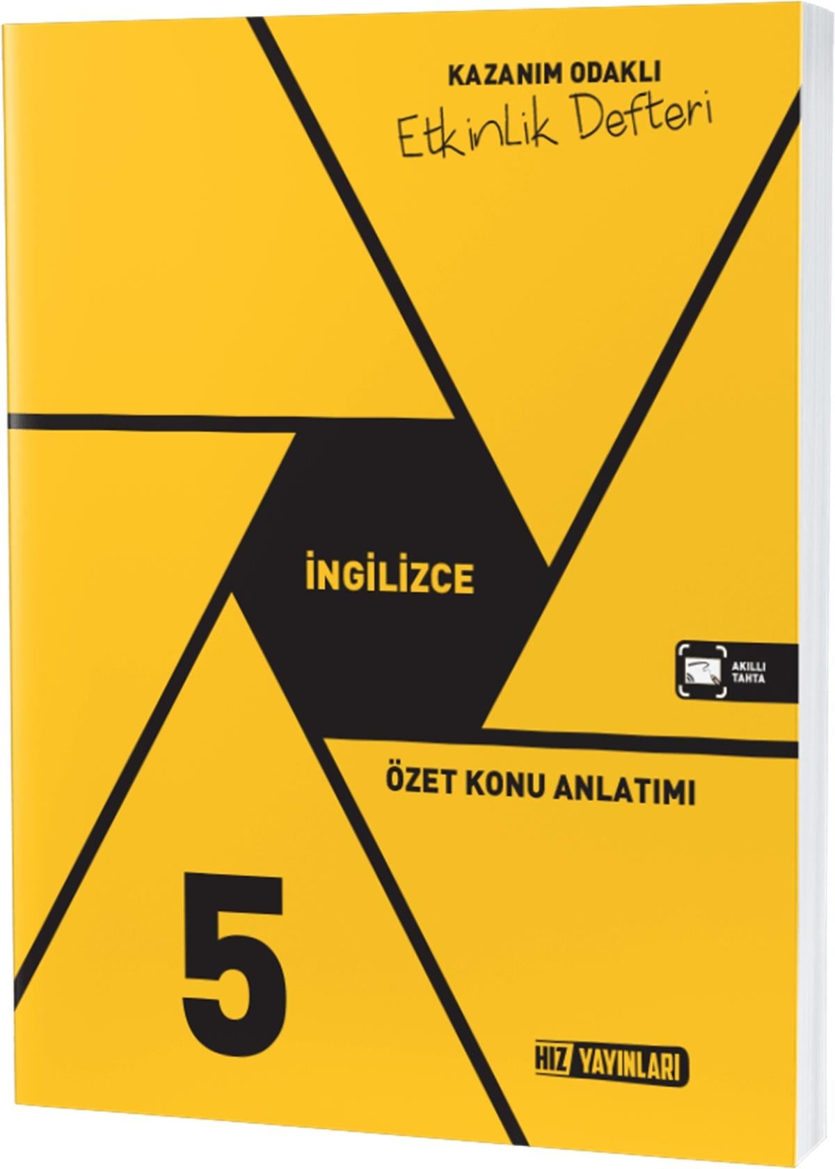 Hız Yayınları 5. Sınıf İngilizce Etkinlik DefteriHız Yayınları 5. Sınıf İngilizce Etkinlik Defteri - Kirtasiyem.net5.Sınıf