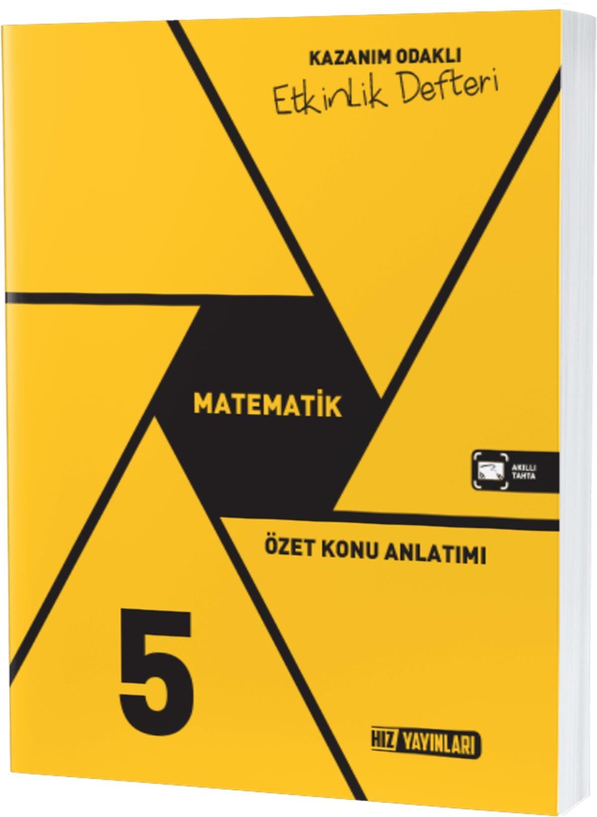 Hız Yayınları 5. Sınıf Matematik Etkinlik DefteriHız Yayınları 5. Sınıf Matematik Etkinlik Defteri - Kirtasiyem.net5.Sınıf
