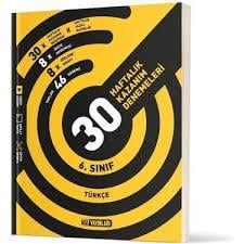 Hız Yayınları 6. Sınıf Türkçe Haftalık Deneme8.Sınıf
