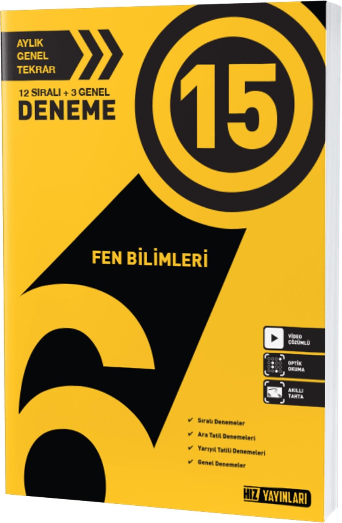 Hız Yayınları 6. Sınıf Fen Bilimleri Deneme 15 LiHız Yayınları 6. Sınıf Fen Bilimleri Deneme 15 Li - Kirtasiyem.net6.Sınıf