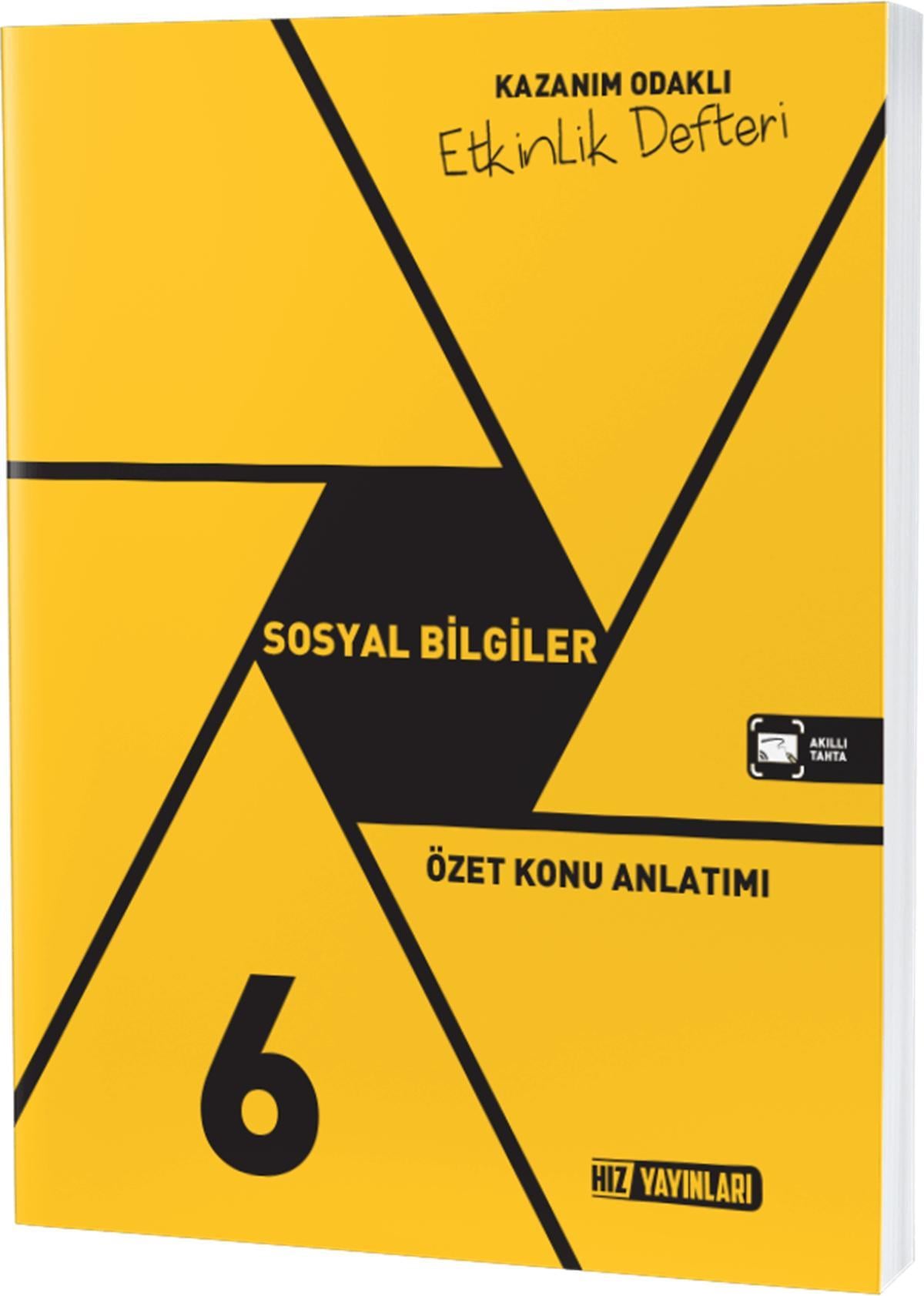 Hız Yayınları 6. Sınıf Sosyal Bilgiler Etkinlik DefteriHız Yayınları 6. Sınıf Sosyal Bilgiler Etkinlik Defteri - Kirtasiyem.net6.Sınıf