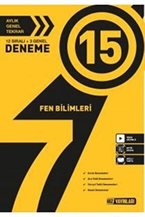 Hız Yayınları 7. Sınıf Fen Bilimleri Deneme 15 LiHız Yayınları 7. Sınıf Fen Bilimleri Deneme 15 Li - Kirtasiyem.net7.Sınıf