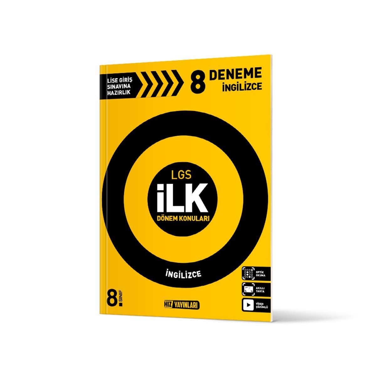 Hız Yayınları 8. Sınıf ilk Dönem Konuları İngilizce DenemeHız Yayınları 8. Sınıf ilk Dönem Konuları İngilizce Deneme - Kirtasiyem.net8.Sınıf