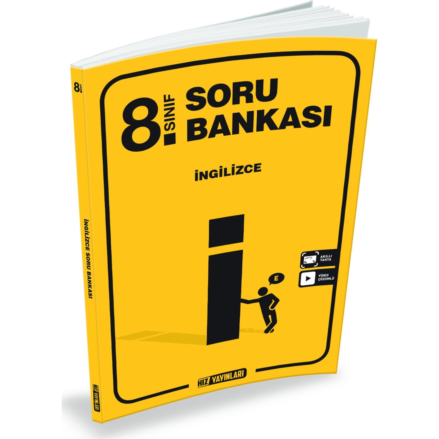 Hız Yayınları 8. Sınıf İngilizce Soru BankasıHız Yayınları 8. Sınıf İngilizce Soru Bankası - Kirtasiyem.net8.Sınıf