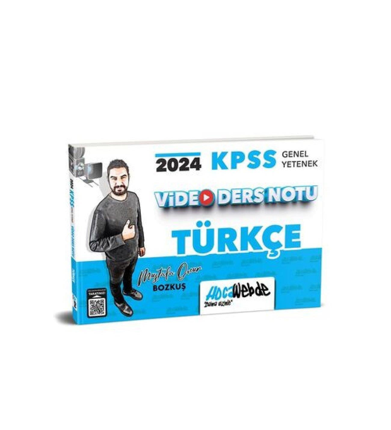 HocaWebde 2024 KPSS Genel Yetenek  Türkçe Video Ders NotuHocaWebde 2024 KPSS Genel Yetenek  Türkçe Video Ders Notu - Kirtasiyem.netKPSS Hazırlık