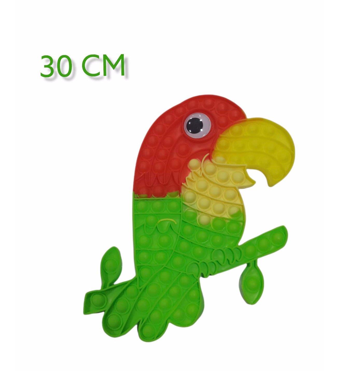 İbis Papağan Şekilli Pop It Oynar Gözlü 30 Cmİbis Papağan Şekilli Pop It Oynar Gözlü 30 Cm - Kirtasiyem.netOyuncaklar