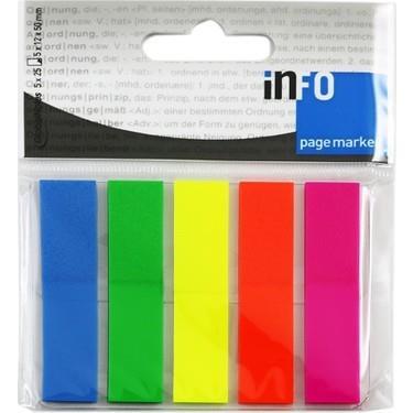 İnfo Yapışkanlı Not Kağıdı Ayraç Plastik Film 12X50İnfo Yapışkanlı Not Kağıdı Ayraç Plastik Film 12X50 - Kirtasiyem.netYapışkanlı Not Kağıtları