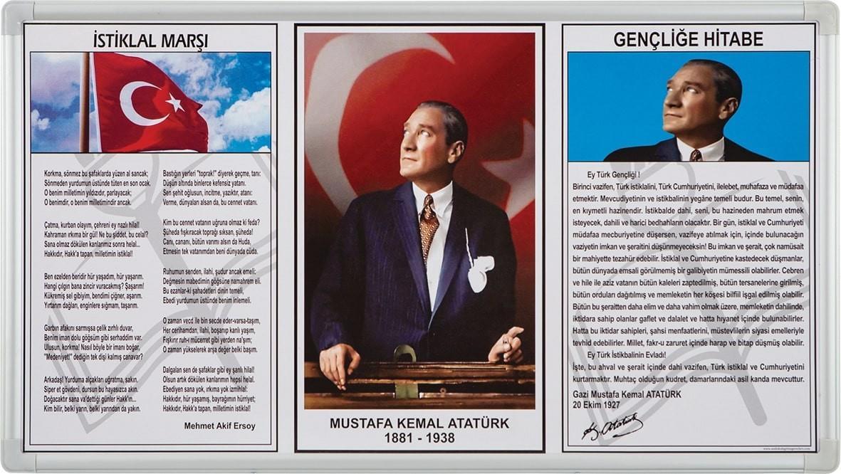 İnter Atatürk Köşesi Alüminyum Çerçeve Duvara Monte 50x90İnter Atatürk Köşesi Alüminyum Çerçeve Duvara Monte 50x90 - Kirtasiyem NetOkul Lehva Ve İşaretleri