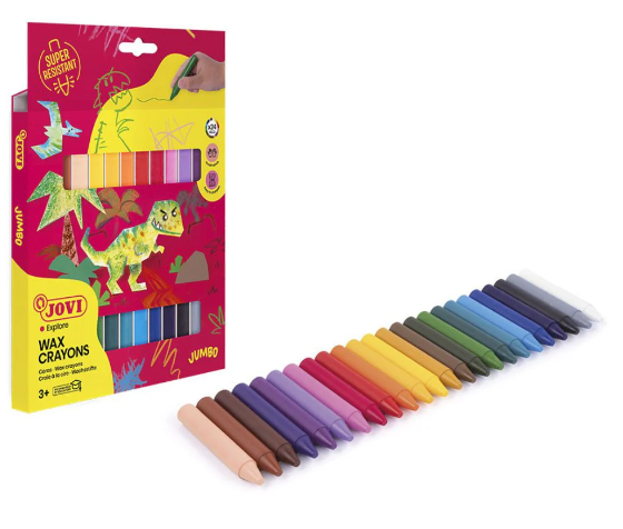 Jovı 980/24 Jumbo Yuvarlak Mum Boya - 24'LüJovı 980/24 Jumbo Yuvarlak Mum Boya - 24'Lü - Kirtasiyem.netDiğer Ciltleme Malzemeleri