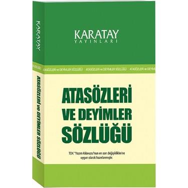 Karatay Atasözleri Ve Deyimler Sözl.1Hm Krt.KapakKaratay Atasözleri Ve Deyimler Sözl.1Hm Krt.Kapak - Kirtasiyem.netAtasözleri Ve Deyimler Sözlüğü