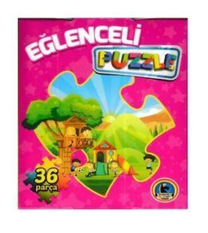 Karatay Eğlenceli Puzzle 36 Parça-Pembe 72Li Kutu Karatay Eğlenceli Puzzle 36 Parça-Pembe 72Li Kutu  - Kirtasiyem.netYapbozlar