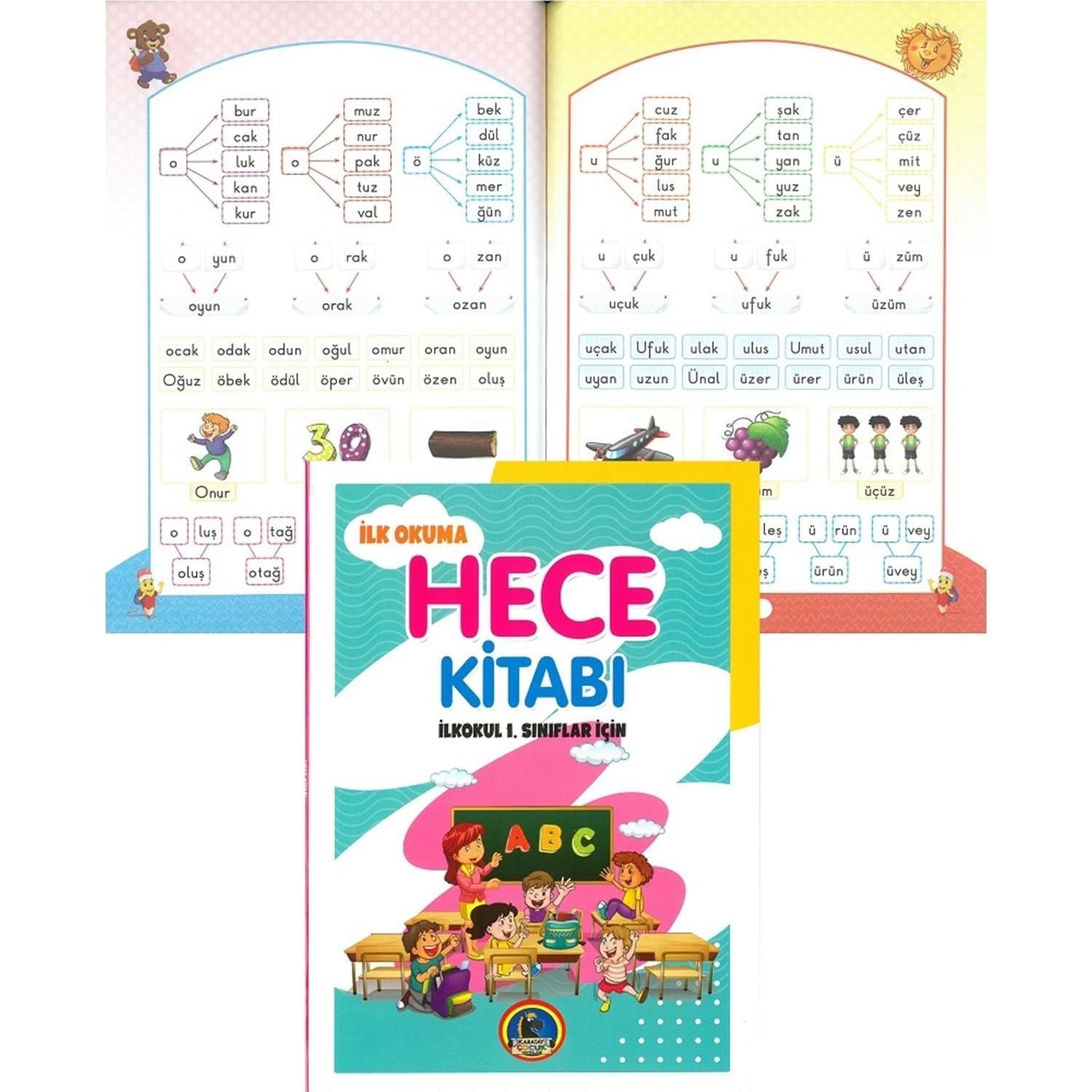 Karatay Hece Kitabı Hece Kitabı Elakin YeniKaratay Hece Kitabı Hece Kitabı Elakin Yeni - Kirtasiyem.net1.Sınıf