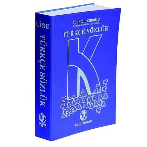 Karatay Türkçe Sözlük - Lise B.BoyKaratay Türkçe Sözlük - Lise B.Boy - Kirtasiyem.netTürkçe Sözlük