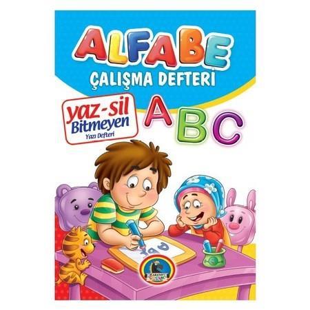 Karatay Yaz-Sil Bitmeyen Yazı Defteri / Alfabe Karatay Yaz-Sil Bitmeyen Yazı Defteri / Alfabe  - Kirtasiyem.netAktivite Kitapları