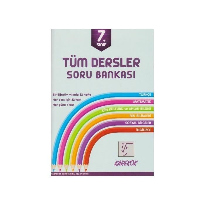 Karekök 7. Sınıf Tüm Dersler Soru Bankası YeniKarekök 7. Sınıf Tüm Dersler Soru Bankası Yeni - Kirtasiyem.net7.Sınıf