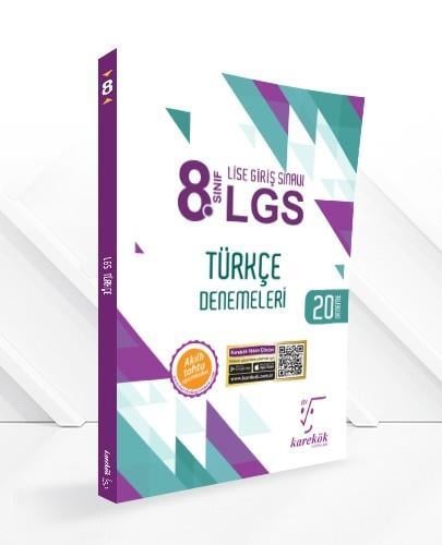 Karekök 8. Sınıf Lgs Türkçe 20 DenemeKarekök 8. Sınıf Lgs Türkçe 20 Deneme - Kirtasiyem.netYardımcı Kitaplar