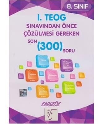 Karekök 8. Sınıf Teog 1 Sınav Oncesı 300 SoruKarekök 8. Sınıf Teog 1 Sınav Oncesı 300 Soru - Kirtasiyem.netTEOG Hazırlık