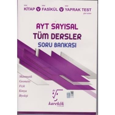Karekök Ayt Sayısal Tüm Dersler Soru BankasıKarekök Ayt Sayısal Tüm Dersler Soru Bankası - Kirtasiyem.netAYT