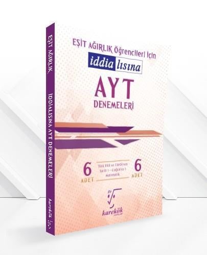 Karekök İddialısına Ayt Eşit Ağırlık Denemeleri 2.OturumKarekök İddialısına Ayt Eşit Ağırlık Denemeleri 2.Oturum - Kirtasiyem.netAYT