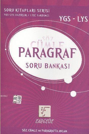 Karekök Ygs-Lys Paragraf Soru BankasıKarekök Ygs-Lys Paragraf Soru Bankası - Kirtasiyem.netHazırlık Kitapları
