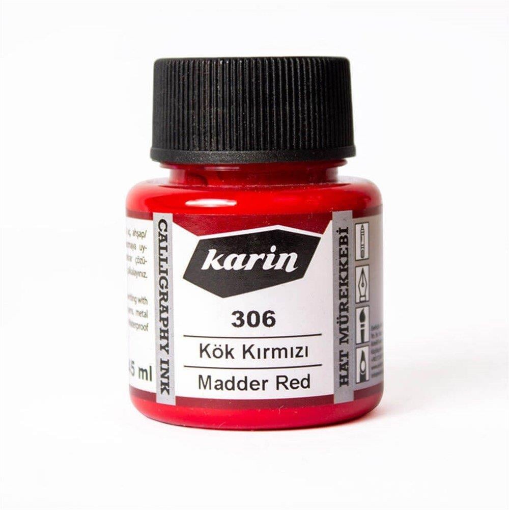 Karin Hat Mürekkebi 306 Kök Kırmızı 45 mlKarin Hat Mürekkebi 306 Kök Kırmızı 45 ml - Kirtasiyem.netÇini Mürekkebi