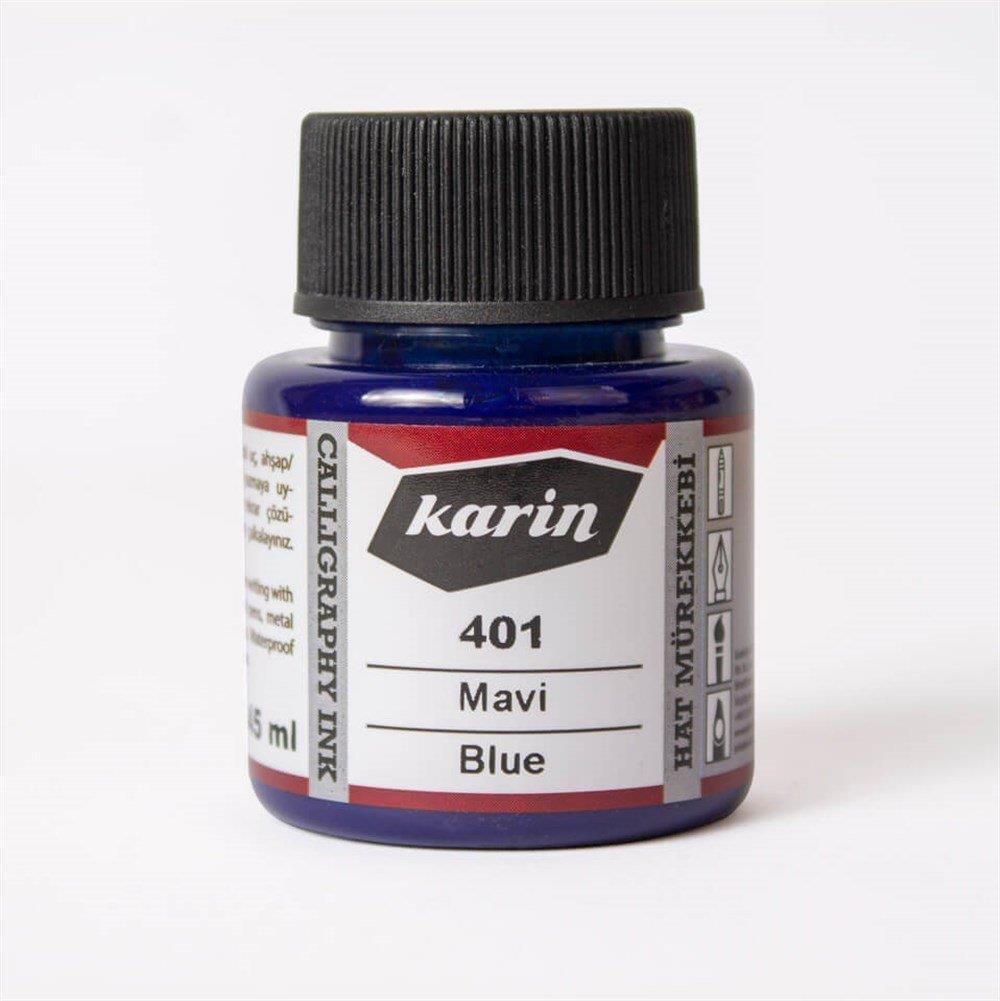 Karin Hat Mürekkebi 401 Mavi 45 mlKarin Hat Mürekkebi 401 Mavi 45 ml - Kirtasiyem.netÇini Mürekkebi