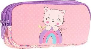 Karınca Kaukko Kıds 3 Bölmeli Kalem Çantası Plush Cat KARIN-L8241Kalem Çantaları