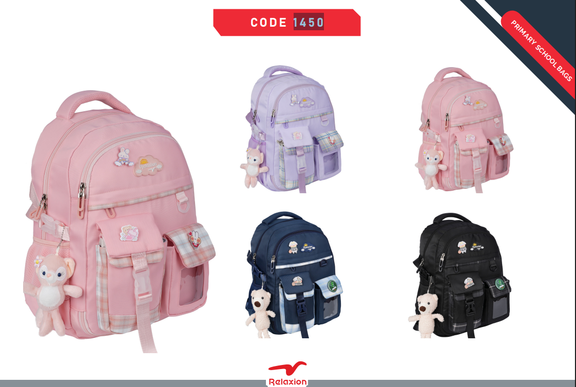 Kçk Rlx Ayıcık İlkokul Çanta 1450Okul Çantaları