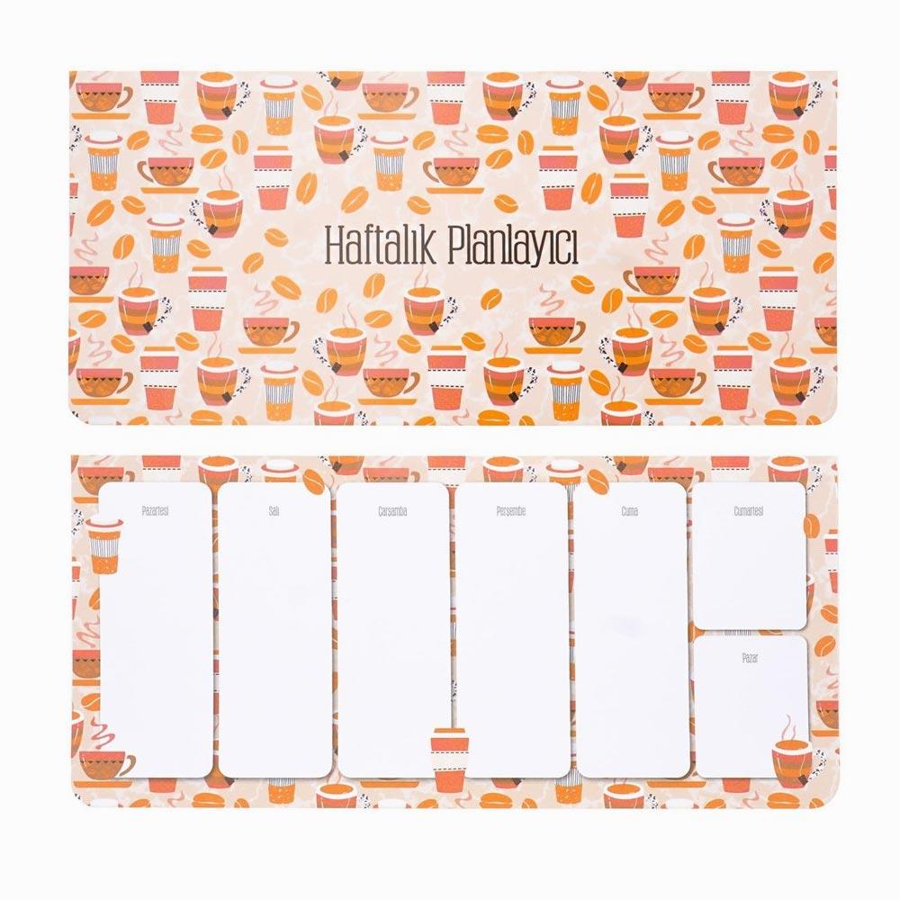 Keskin 12X26 Haftalık Planner Blok CoffeeKeskin 12X26 Haftalık Planner Blok Coffee - Kirtasiyem.netAjandalar