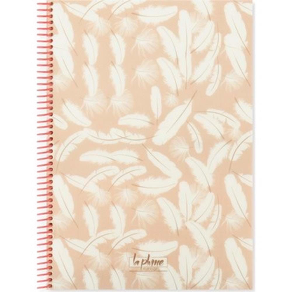Keskin 16,5X22,5 80 Yp.Çiz.Karton Kp.Spr.La Plume Leaves DefterKeskin 16,5X22,5 80 Yp.Çiz.Karton Kp.Spr.La Plume Leaves Defter - Kirtasiyem.netSpiralli Karton Kapak Defterler