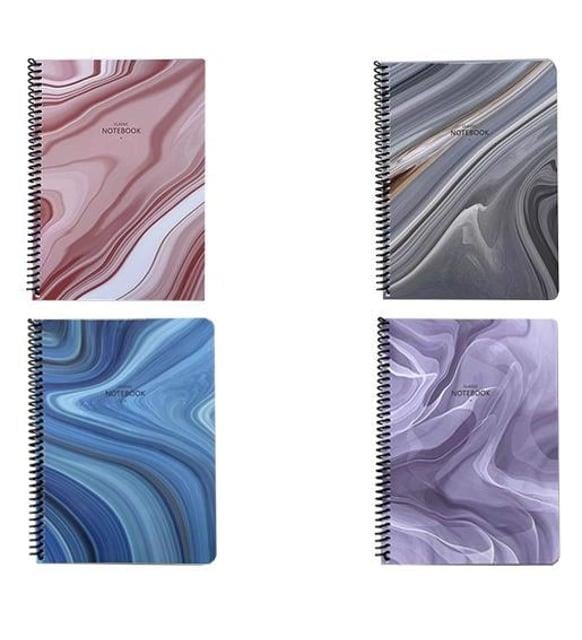 Keskin 16,5X22,5 80 Yp.Kar.Karton Kp.Spr.Classic Marble DefterKeskin 16,5X22,5 80 Yp.Kar.Karton Kp.Spr.Classic Marble Defter - Kirtasiyem.netSpiralli Bloknotlar