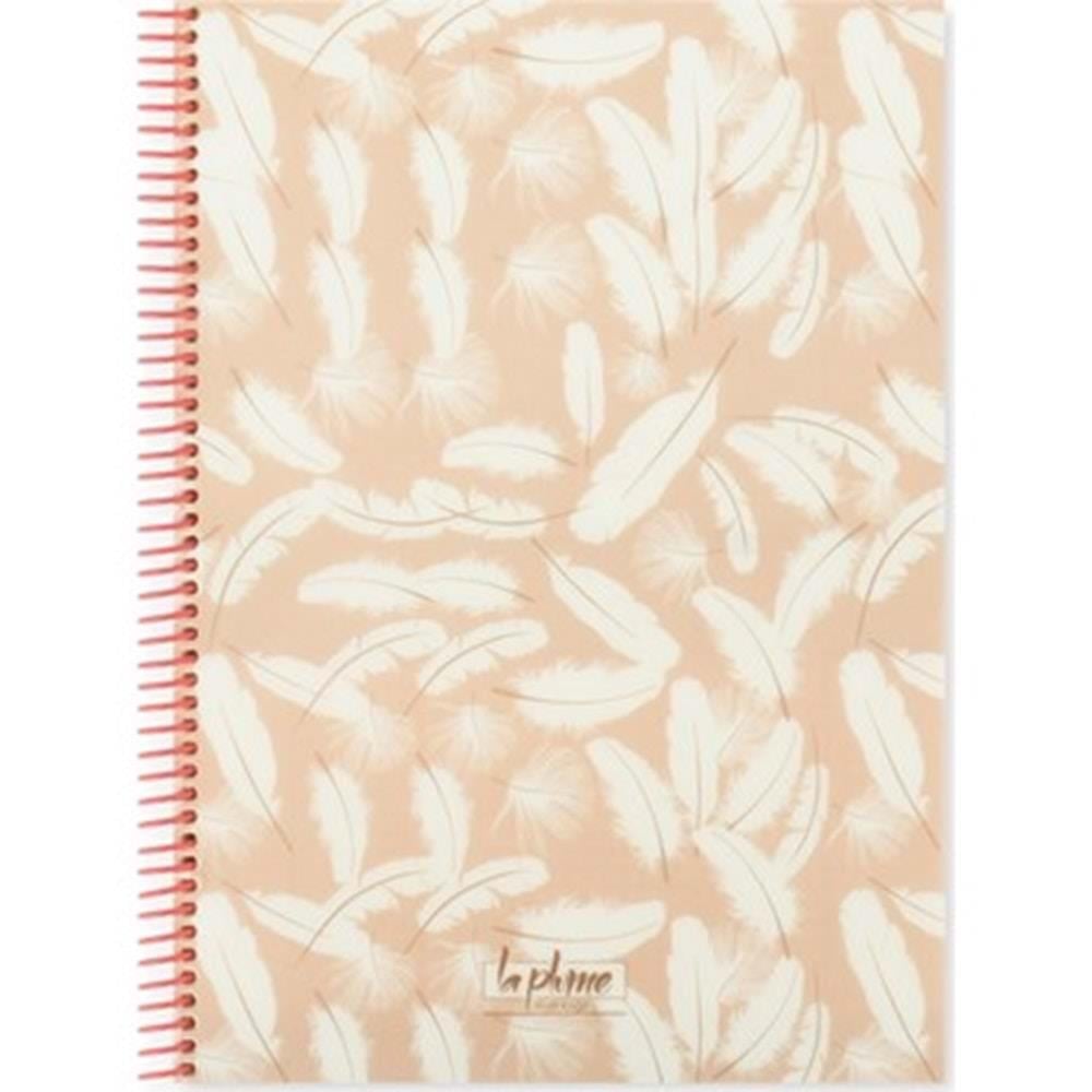 Keskin 16,5X22,5 80 Yp.Kar.Karton Kp.Spr.La Plume Leaves DefterKeskin 16,5X22,5 80 Yp.Kar.Karton Kp.Spr.La Plume Leaves Defter - Kirtasiyem.netSpiralli Karton Kapak Defterler