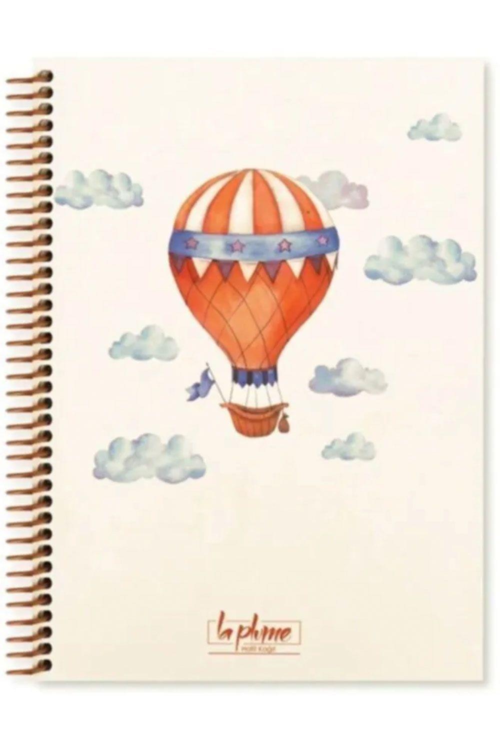 Keskin 17X24 80 Yp.Düz.Spr.Sert Kap.La Plume Balloons DefterKeskin 17X24 80 Yp.Düz.Spr.Sert Kap.La Plume Balloons Defter - Kirtasiyem.netSpiralli Sert Kapak Defterler