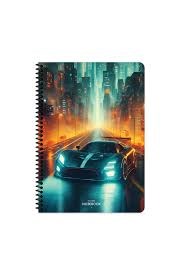 Keskin A4 80-1 Çiz. Karton Kp.Spr.Defter-Arabalar Hatıra Defterleri