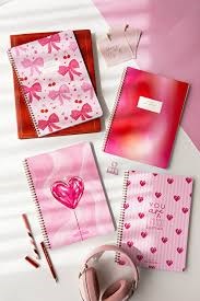 Keskin A4 80-4 Kar. Karton Kp.Spr.Defter-Pastel Kalp Hatıra Defterleri